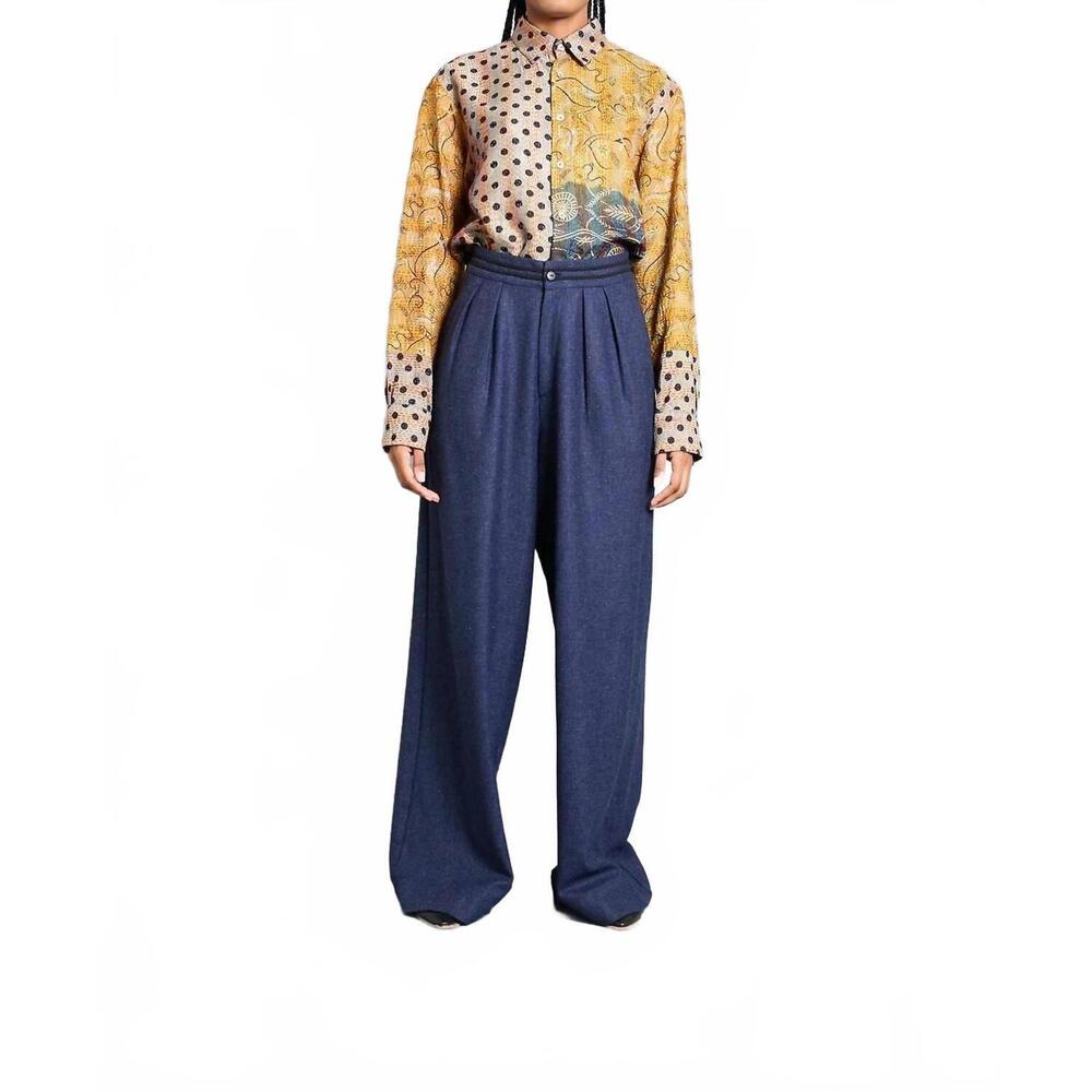 NEW WOWO bob shirt in kantha